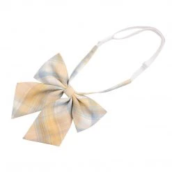 Juwas NEW ARRIVAL School Yellow Plaid JK Uniform Bow Ties & Ties