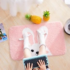 Juwas Kawaii Animals Rectangle Doormat HOME&LIFESTYLE