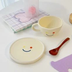 Juwas NEW ARRIVAL Smiley Ceramic Mug