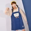 Juwas NEW ARRIVAL Kawaii Duck Print Fake Undershirt Short Dress