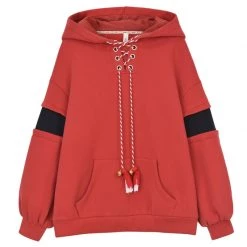 -Juwas Japanese Fox Oversize Long Sleeves Hoodie 10 -Juwas Japanese Fox Oversize Long Sleeves Hoodie