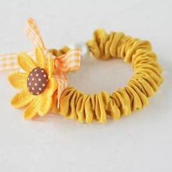 Juwas Cute Sunflower Hair Scrunchies NEW ARRIVAL