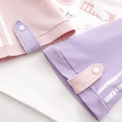 Juwas CLOTHING Kawaii “Milk Or Juice” Two-Tone Hoodie