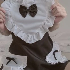 Juwas CLOTHING Steamy Maid Wrap-on Onesie Dress Lingerie