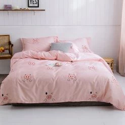 Juwas Cute Piggy Pink Beddings Set NEW ARRIVAL