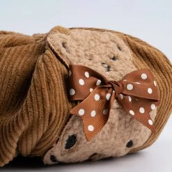 Juwas Bear Embroidery Corduroy Beret