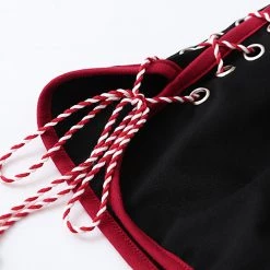 Juwas Japanese Style Red And Black Lucky Cat Top Short 18 Juwas Japanese Style Red And Black Lucky Cat Top Short