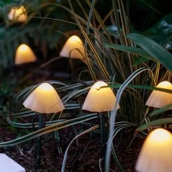 Juwas Solar Powered Mushroom Lights