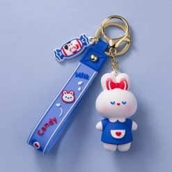 Juwas Sweet Candy White Rabbit Keychain NEW ARRIVAL