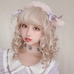 Juwas NEW ARRIVAL Kawaii Sheep Ears Mini Bow Headband