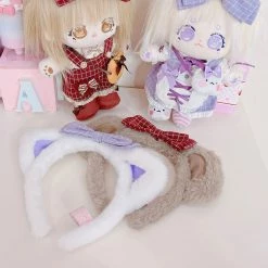 Juwas Cute Bear Cat Ear Headband