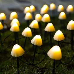 Juwas Solar Powered Mushroom Lights