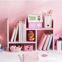 Juwas NEW ARRIVAL Sweet Pink Irregular Desk Organizer