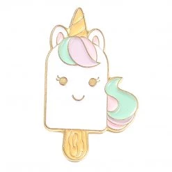 Juwas NEW ARRIVAL Ice Cream Unicorn Pin