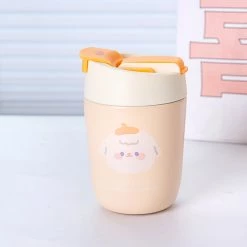 Juwas Cute Cartoon Bear Print Thermos Bottle NEW ARRIVAL