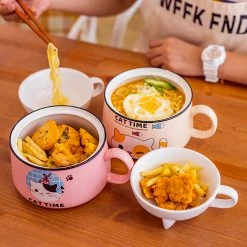 Juwas Cute Kitty Ceramic Bowl NEW ARRIVAL