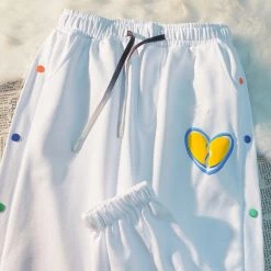 Juwas NEW ARRIVAL Broken Heart Jogger Sweatpants