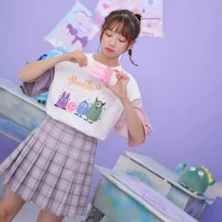 Juwas NEW ARRIVAL Clumsy Monsters Two-Tone Tees 11 Juwas NEW ARRIVAL Clumsy Monsters Two-Tone Tees