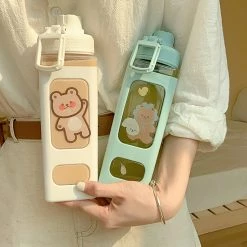 Juwas NEW ARRIVAL Bear Pastels Water Bottle Tumbler