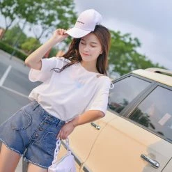 Juwas Heart Pocket Denim Shorts NEW ARRIVAL