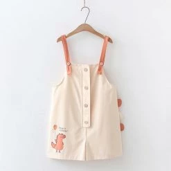 Juwas Balloon Dinosaur Button Up Short Sleeves Overalls NEW ARRIVAL