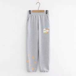 Juwas Milktea Lover Elastic Sports Pants CLOTHING