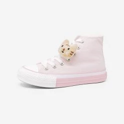 Juwas Kawaii Fishy And Kitty Canvas Sneakers