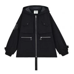 -Juwas NEW ARRIVAL Ulzsang School Girl Multiple Pocket Coat 8 -Juwas NEW ARRIVAL Ulzsang School Girl Multiple Pocket Coat