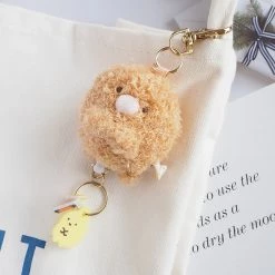 Juwas NEW ARRIVAL Cute Cartoon Animal Plush Keychain
