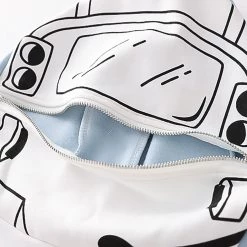 Juwas Cartoon UFO Pocket Plush Hoodie