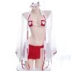 Juwas CLOTHING Sexy Hearts Red Medic Lingerie Set