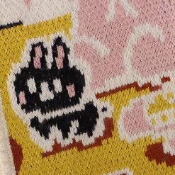 Juwas Comfy Cartoon Knitted Cardigan CLOTHING