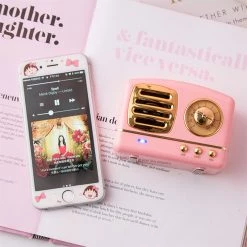 Juwas.com Online Store ACCESSORIES Retro Radio Design Rechargeable Bluetooth Speaker
