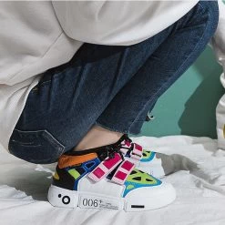 -Juwas Color Block Pop Up Sneaker 12 -Juwas Color Block Pop Up Sneaker