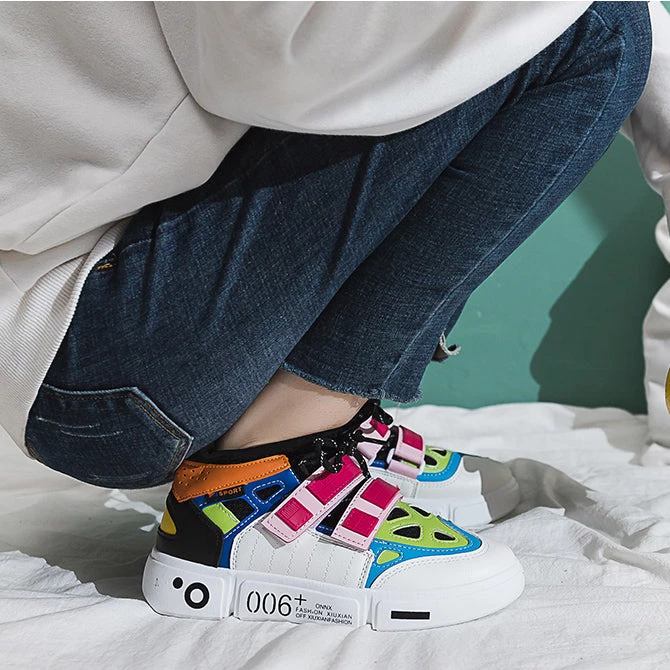 -Juwas Color Block Pop Up Sneaker 7 -Juwas Color Block Pop Up Sneaker