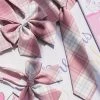 Juwas Pink JK Uniform Bow Ties & Ties