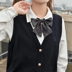 Juwas Black JK Uniform Bow Ties & Tie