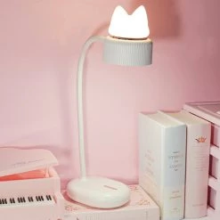 -Juwas NEW ARRIVAL Kawaii Cats Ears Chargeable Table Lamp