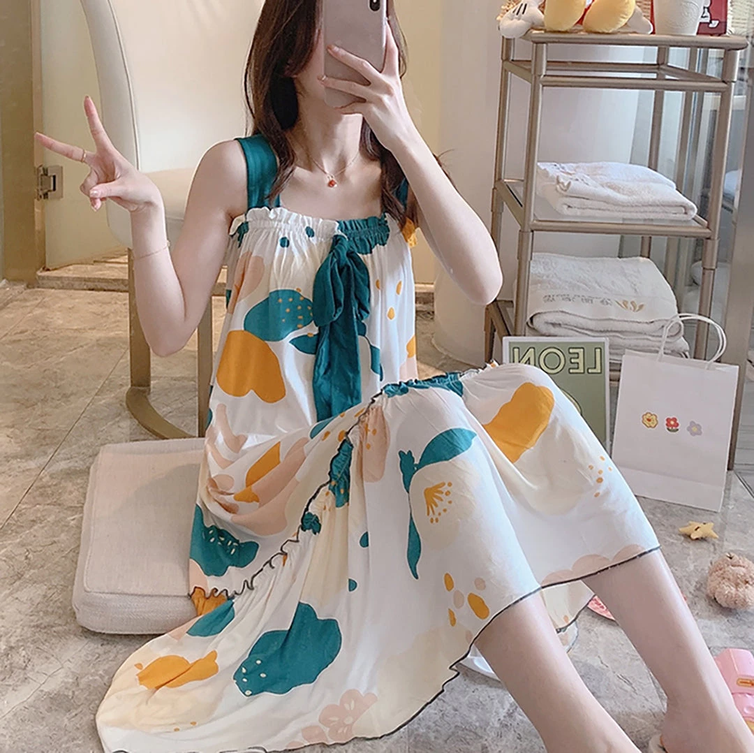 Juwas Summer Long Pyjama Dress NEW ARRIVAL 3 Juwas Summer Long Pyjama Dress NEW ARRIVAL