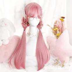 Juwas Fashion & Beauty Lolita Sakura Pink Long Straight Wig