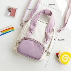 Juwas NEW ARRIVAL Chic Rectangle Pastel Mini Handbag/Crossbody Bag
