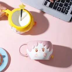Juwas Cute Magic Girl Ceramics Mug