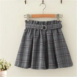 Juwas.com Online Store Harajuku Vintage Plaid Skirt
