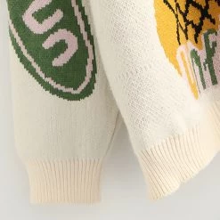 Juwas Bunny Pineapple Print Sweatshirt CLOTHING