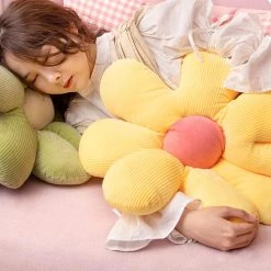 Juwas NEW ARRIVAL Daisy Flower Soft Plush Pillow Cushion