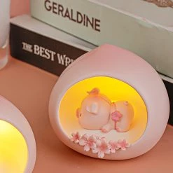 Juwas Cute Peach Pig Night Lamp NEW ARRIVAL