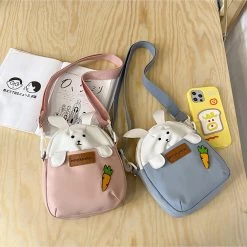 Juwas Rabbit Themed Mini Shoulder Bag