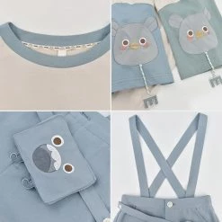 Juwas Monster Reboot Blue Shirt And Shorts