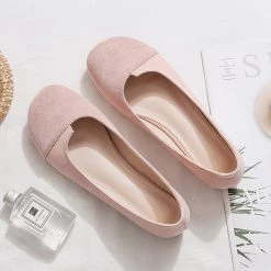 Juwas NEW ARRIVAL Pure Color Flats Shoes