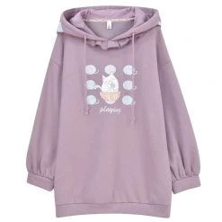 -Juwas NEW ARRIVAL Playing Eating Sleeping Best Friends Long Hoodie